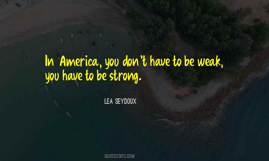 Strong America Quotes #201417