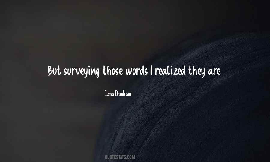 I Realized Love Quotes #579856