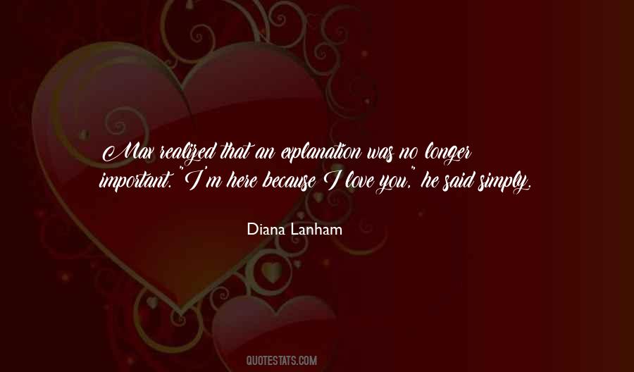 I Realized Love Quotes #587770
