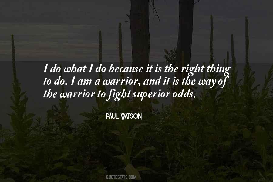 Way Of The Warrior Quotes #1682298