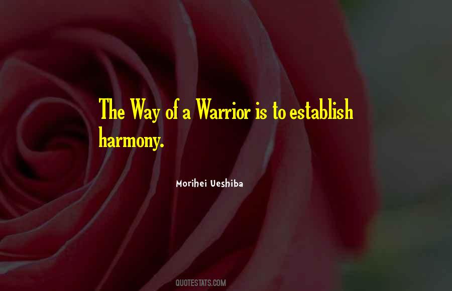 Way Of The Warrior Quotes #943731