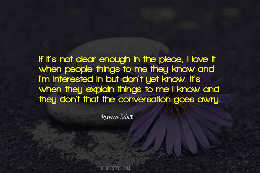 Love Conversation Quotes #879384
