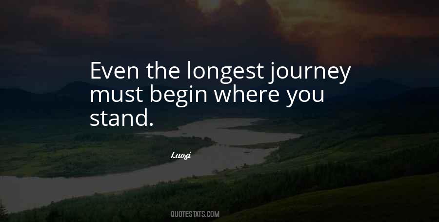 Begin The Journey Quotes #21500