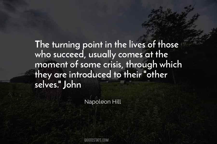 Quotes About The Turning Point #1435657