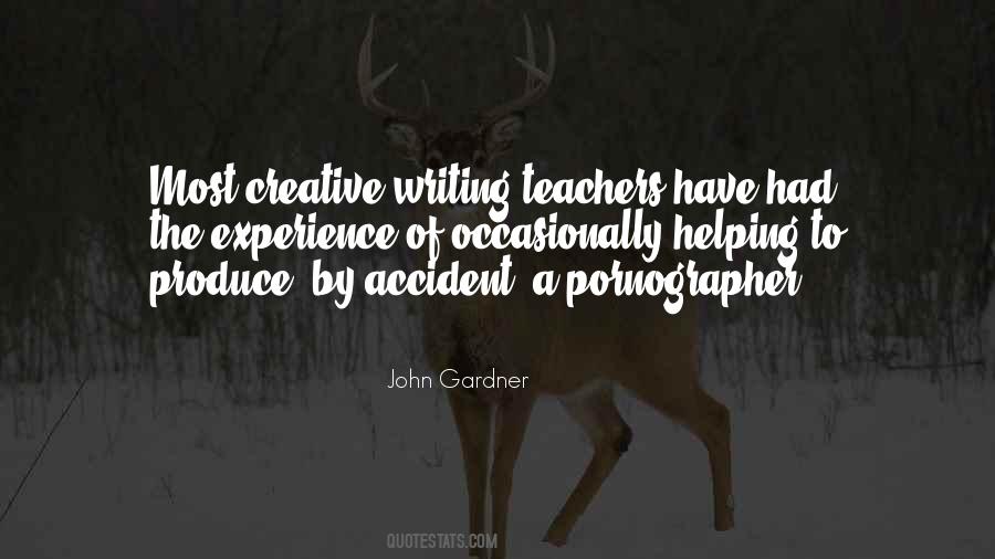 Writing Teachers Quotes #1404181