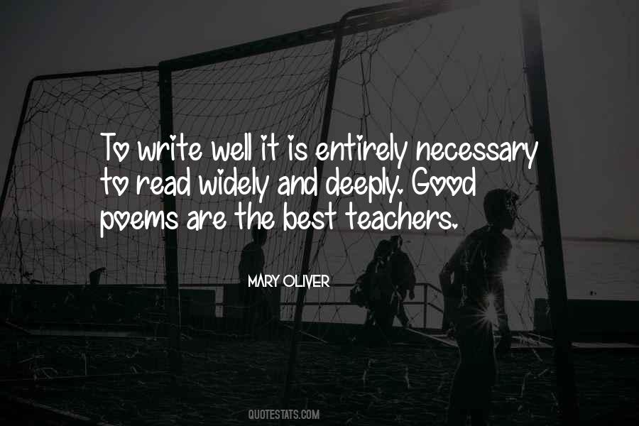 Writing Teachers Quotes #1568049