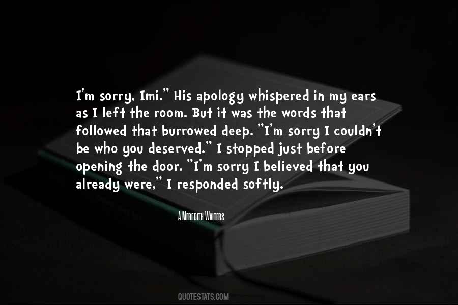 Best Apology Quotes #68003
