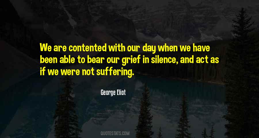 Non Suffering In Silence Quotes #309556