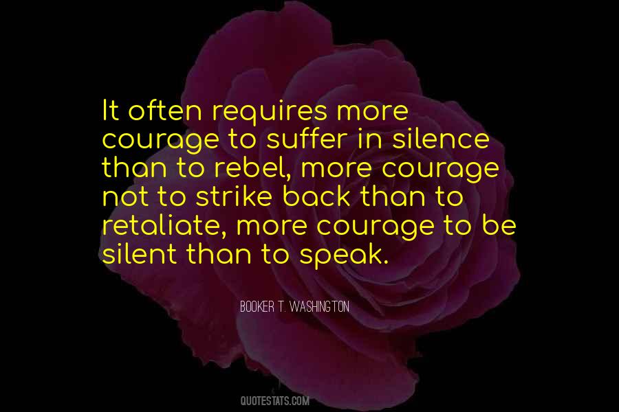Non Suffering In Silence Quotes #653806