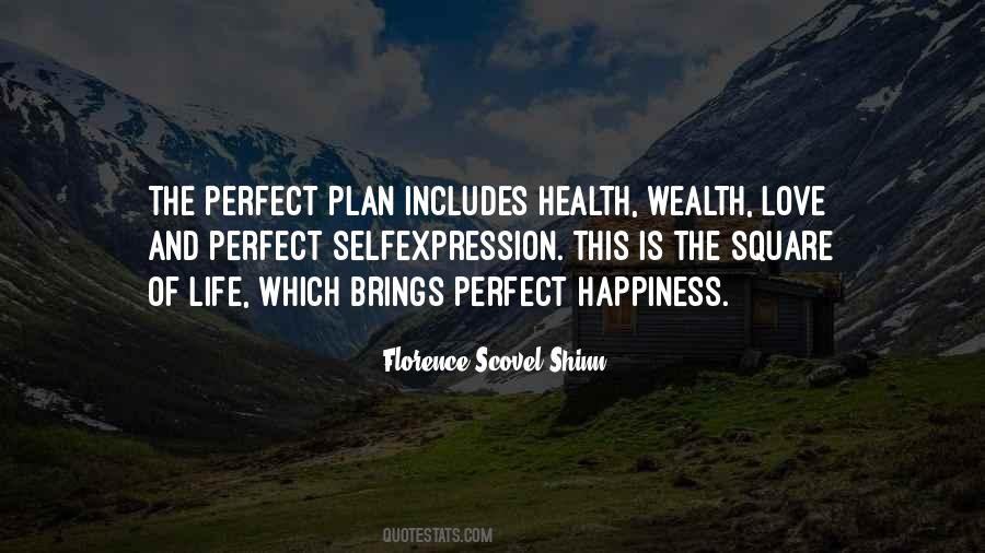 Happiness Plan Quotes #100600