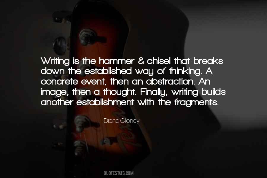 Hammer And Chisel Quotes #340694