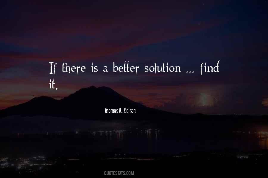 Find A Solution Quotes #220893