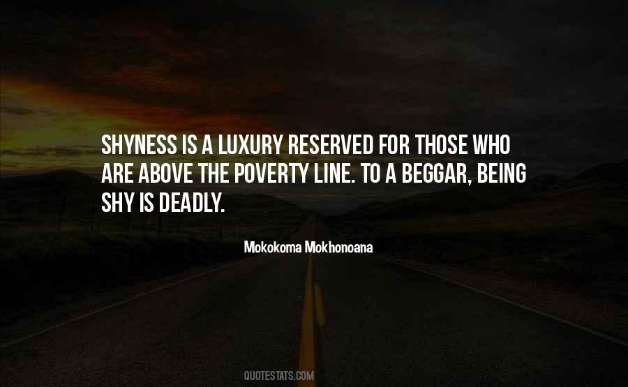 Poverty Line Quotes #627745