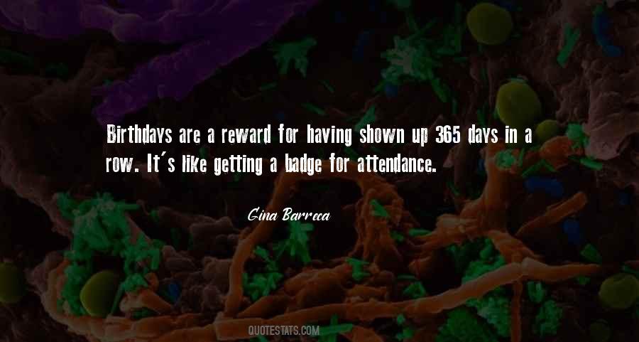 Best Attendance Quotes #455489