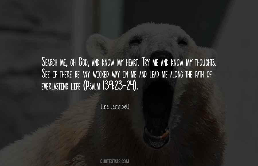 Search Me Oh God Quotes #1275186