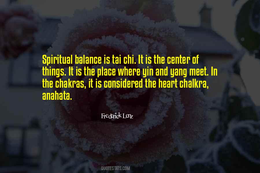 Spiritual Balance Quotes #1276100