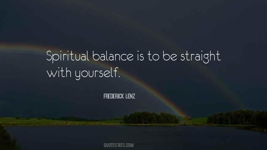 Spiritual Balance Quotes #1829351