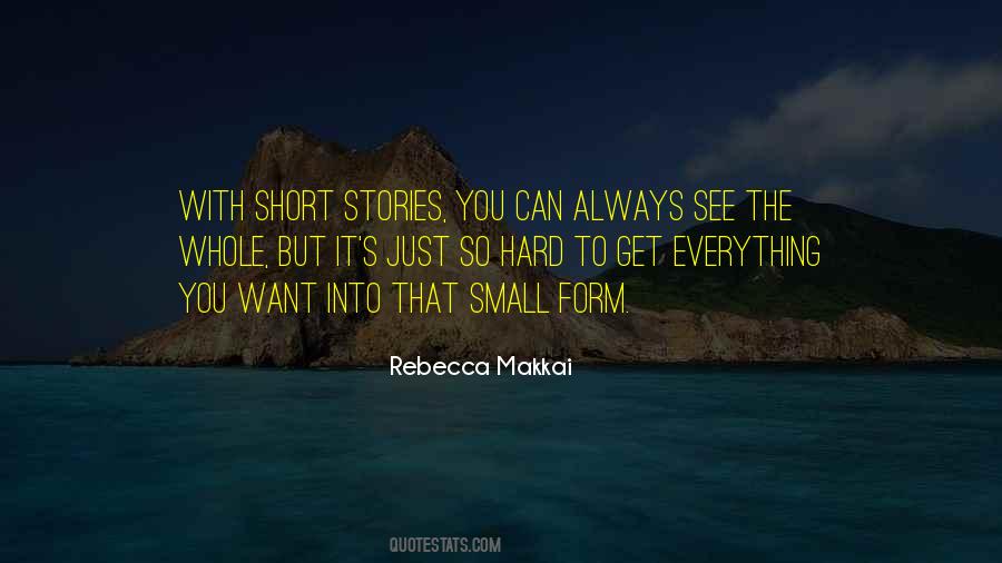Small Stories Quotes #319016