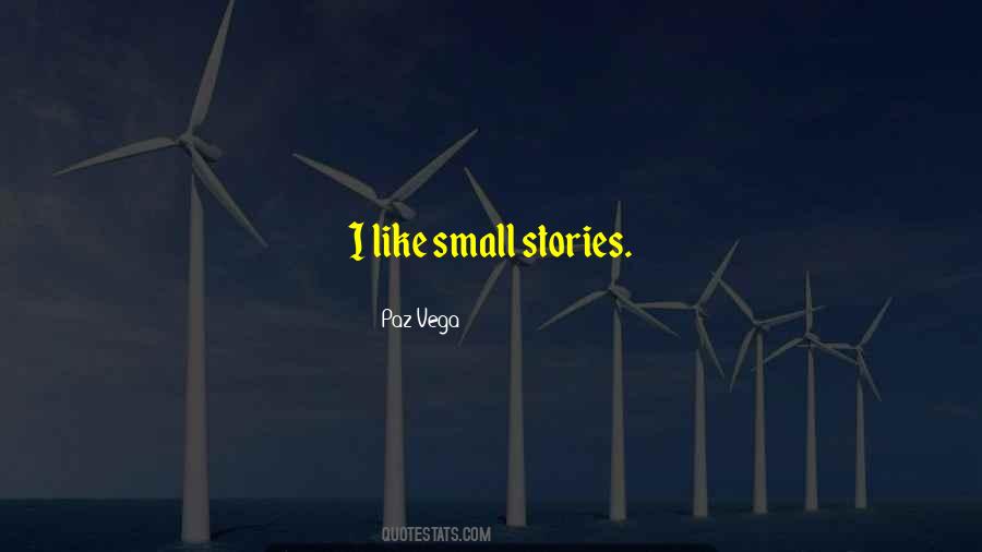 Small Stories Quotes #581476