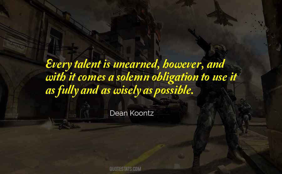 Use Your Talent Quotes #671068