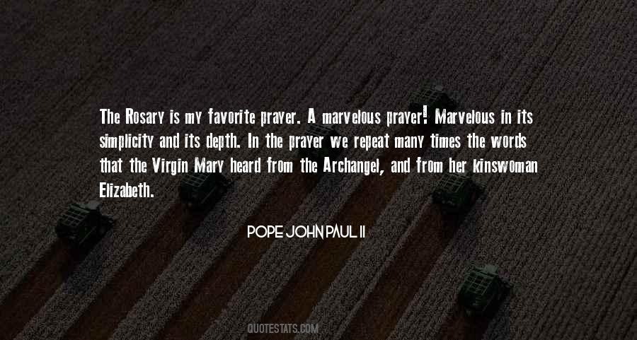 Quotes About Mary And The Rosary #489359