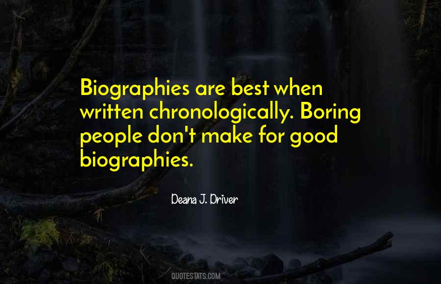 Best Biographies Quotes #868026