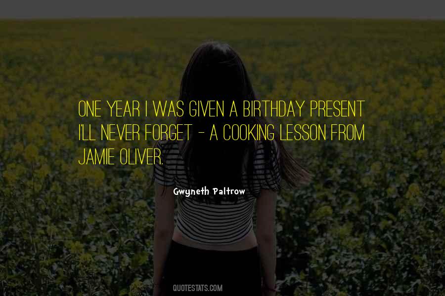 Best Birthday Present Quotes #82022