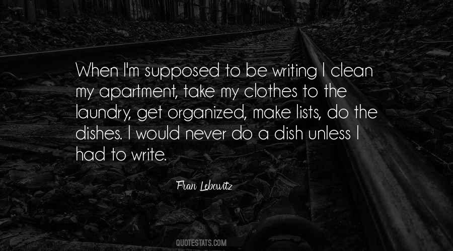 Writing Lists Quotes #100211