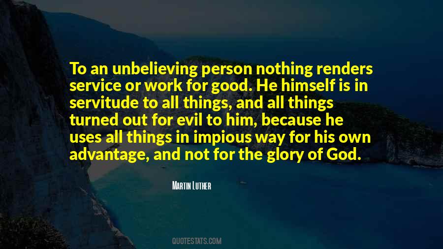 God And Evil Quotes #100314
