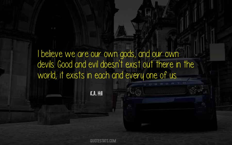 God And Evil Quotes #184344