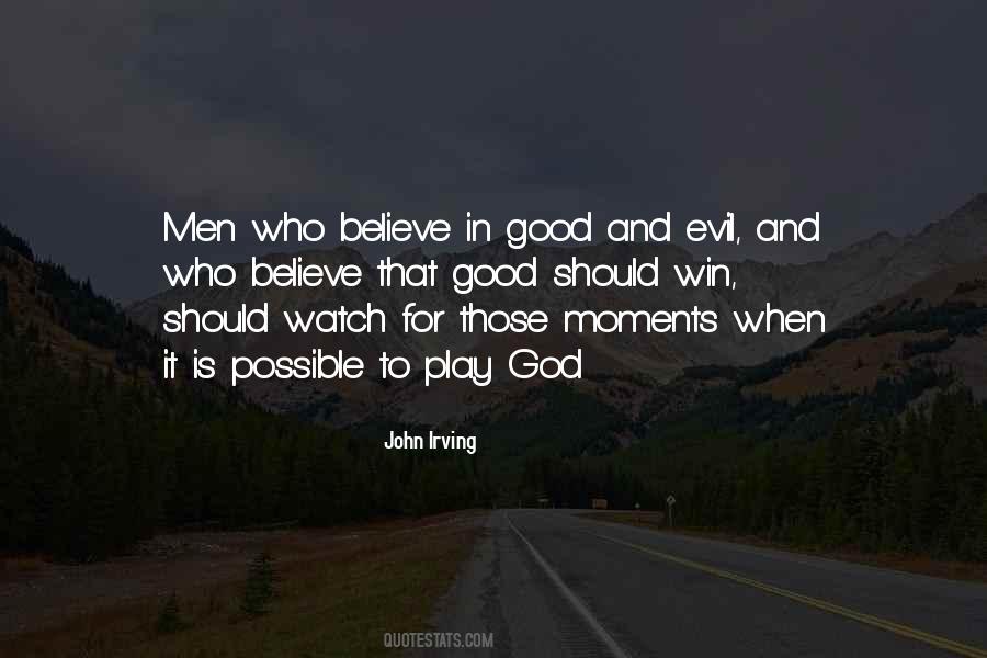 God And Evil Quotes #358341