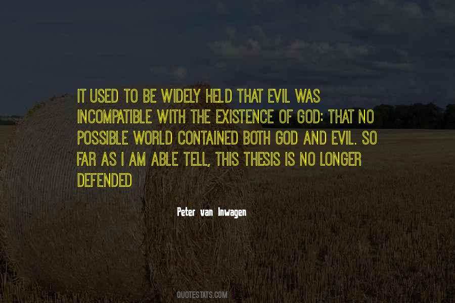 God And Evil Quotes #382582