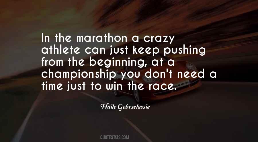 Gebrselassie Marathon Quotes #1203200
