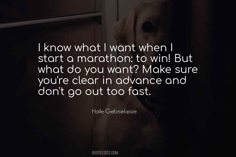 Gebrselassie Marathon Quotes #512546