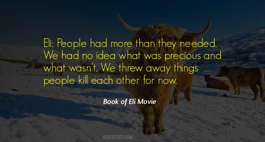 Best Book Of Eli Quotes #1867467