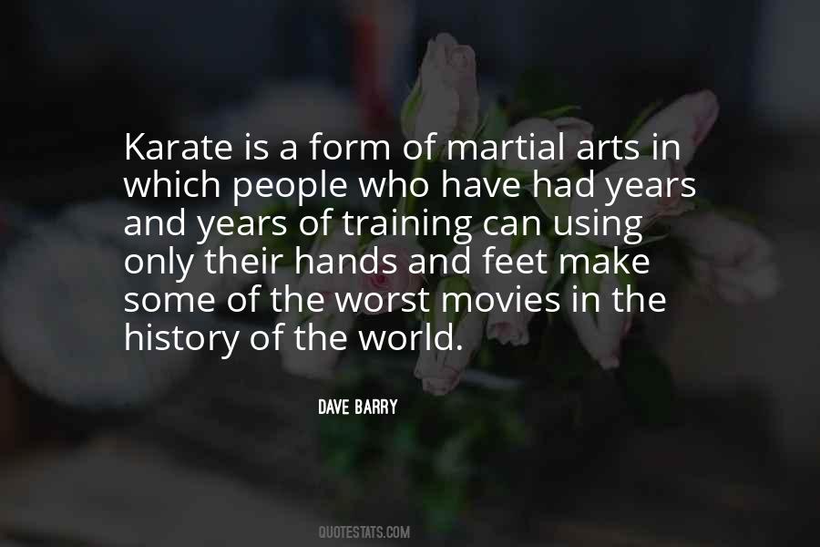 Quotes About Martial Arts Training #675235