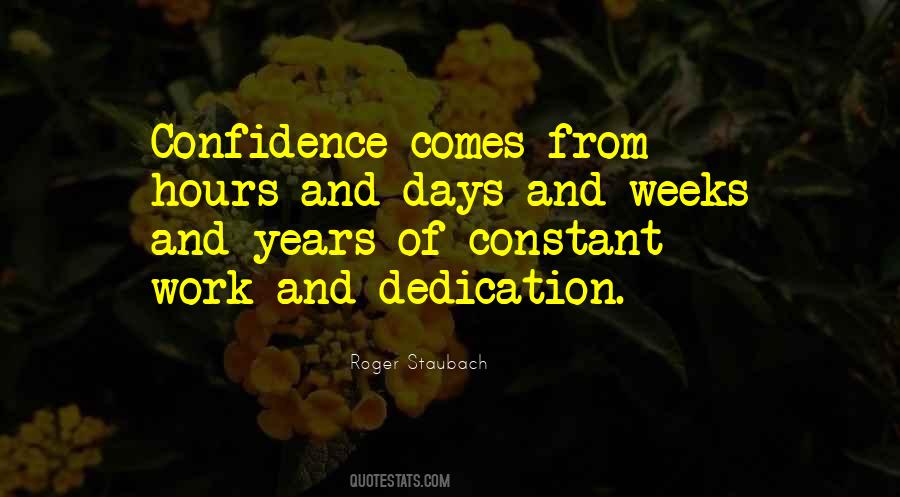 Years Of Dedication Quotes #464613