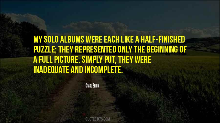 Half Finished Quotes #1620094