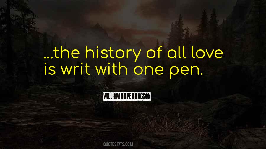 History Of Love Quotes #248587