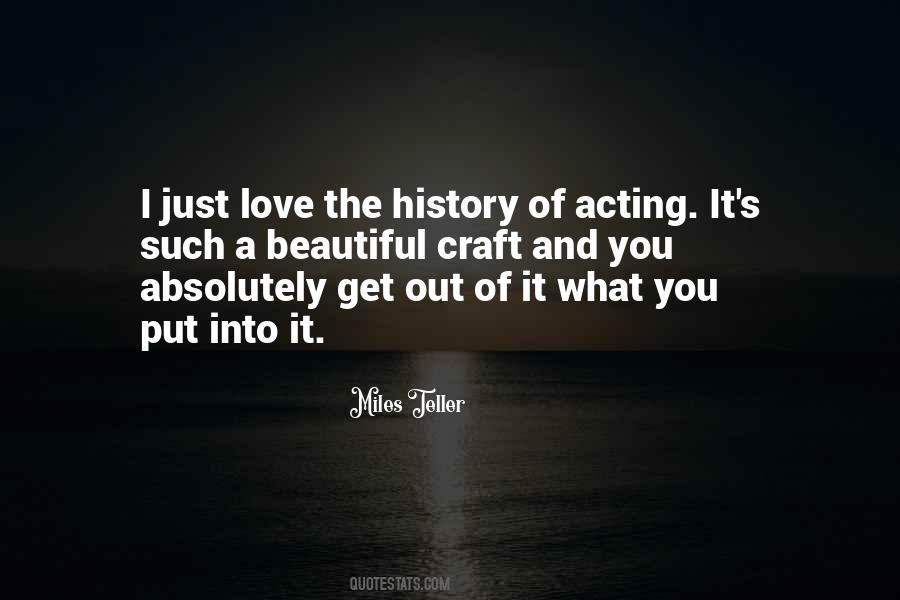 History Of Love Quotes #495362