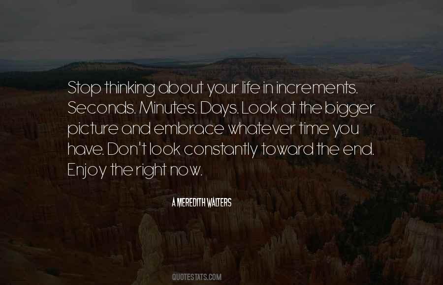 Minutes And Seconds Quotes #1009413