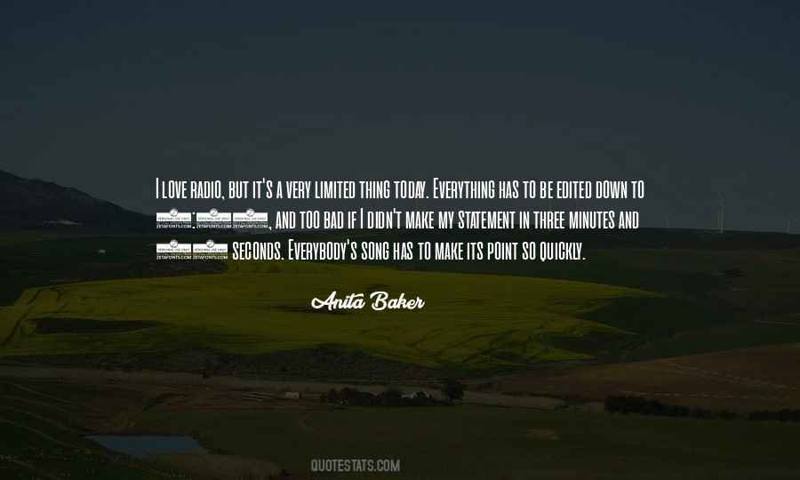 Minutes And Seconds Quotes #1345801