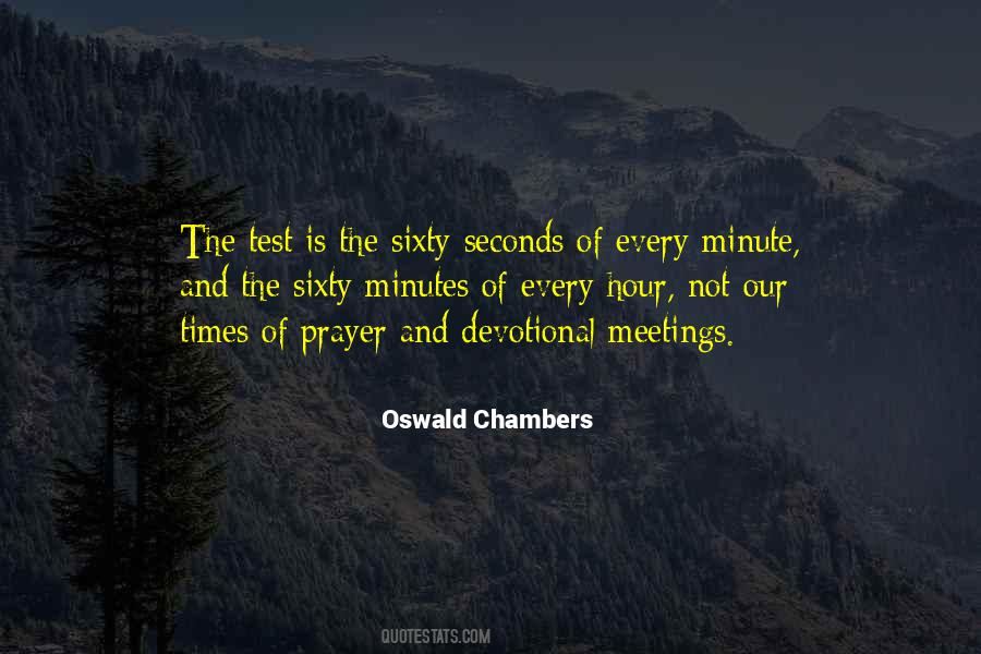 Minutes And Seconds Quotes #1364516