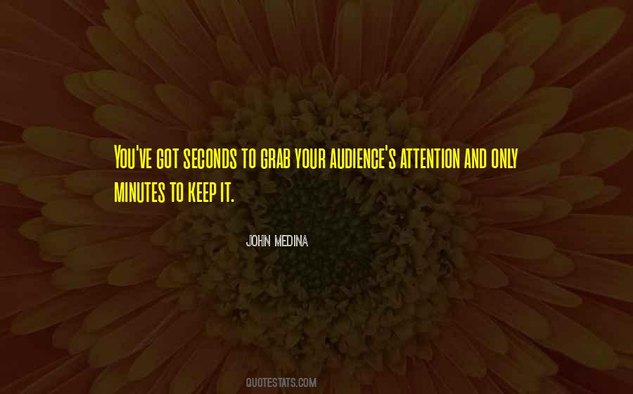 Minutes And Seconds Quotes #1750952