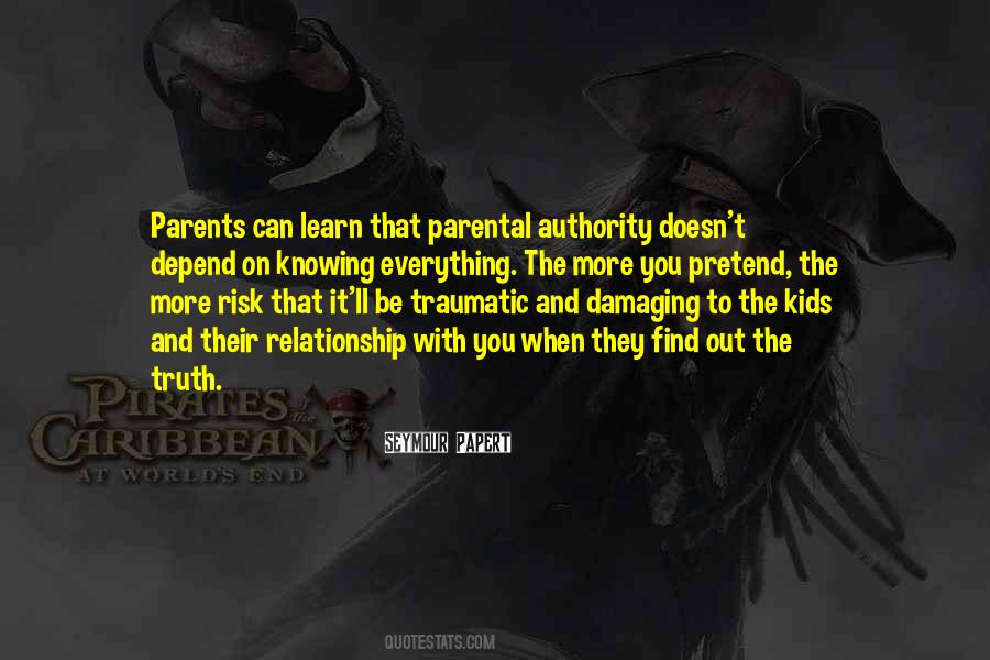 Parental Authority Quotes #1168978