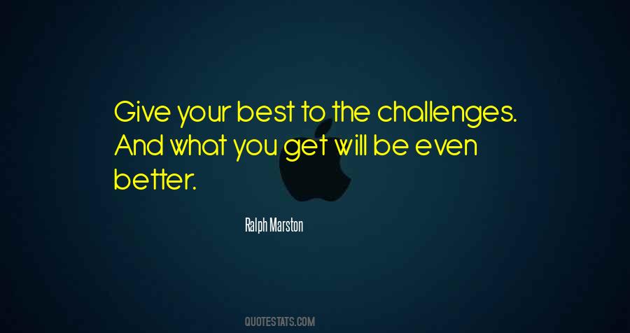 Best Challenges Quotes #1019076