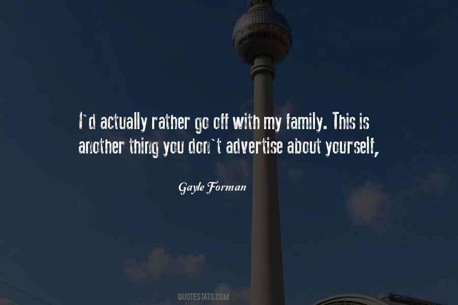 Advertise Yourself Quotes #1686007