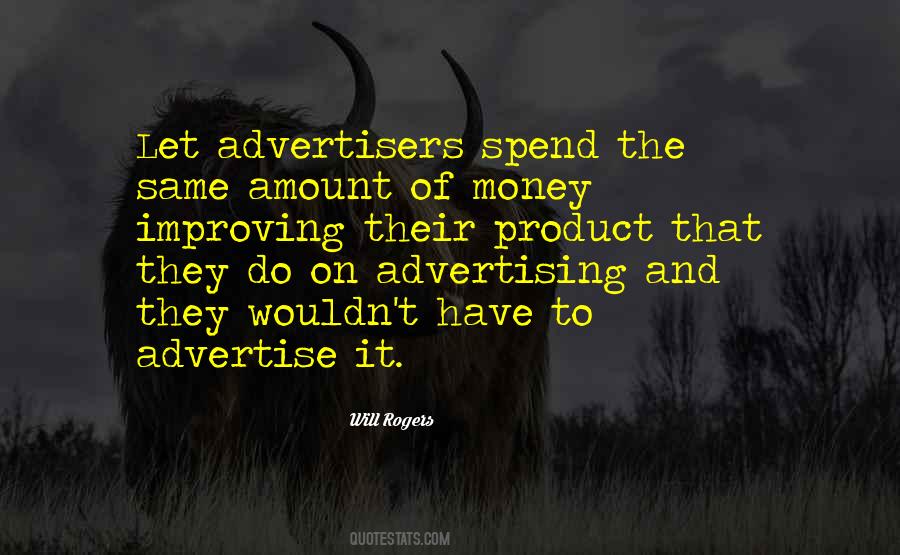 Advertise Yourself Quotes #1800966