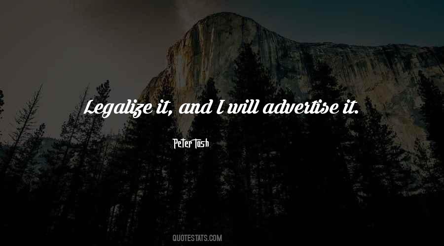 Advertise Yourself Quotes #218139