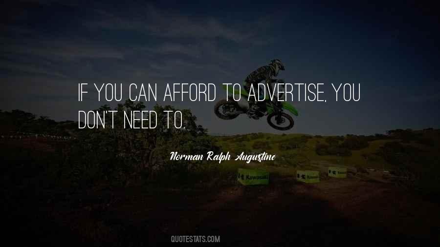 Advertise Yourself Quotes #570709
